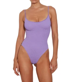 Hunza G Pamela Swim Badedrakt Lilla