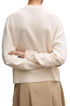 Julie Josephine Alma Sweater Genser Hvit