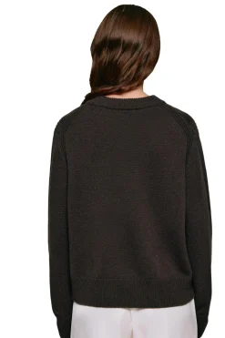 Julie Josephine Alma Sweater Genser Mørkebrun