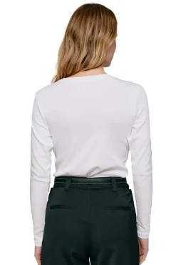 Julie Josephine Andrea Longsleeve Genser Hvit