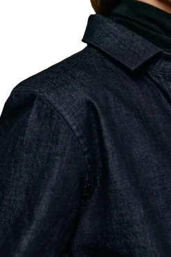 Julie Josephine Liv Denim Shirt Skjorte Mørkeblå