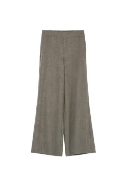 Julie Josephine Mathilde Wool Blend Bukse Gråbrun