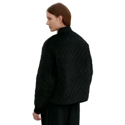 Lavenham Paneled Bomber Jacket Jakke Sort