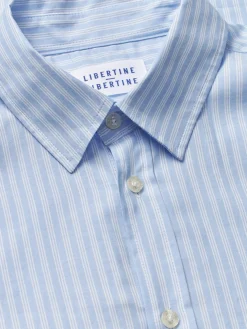 Libertine Libertine Babylon Skjorte Lyseblå Striper