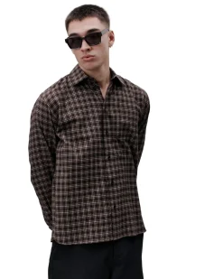 Libertine Libertine Record Shirt Skjorte Brun Mønster