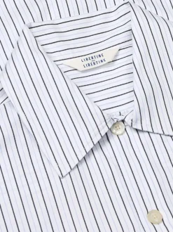 Libertine Libertine Venture Skjorte Black Blue Stripe