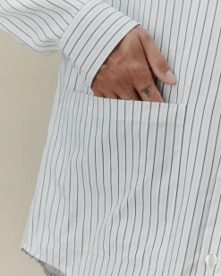 Libertine Libertine Venture Skjorte Black Blue Stripe