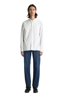 Livid Initial Grey Ox Skjorte Lysegrå