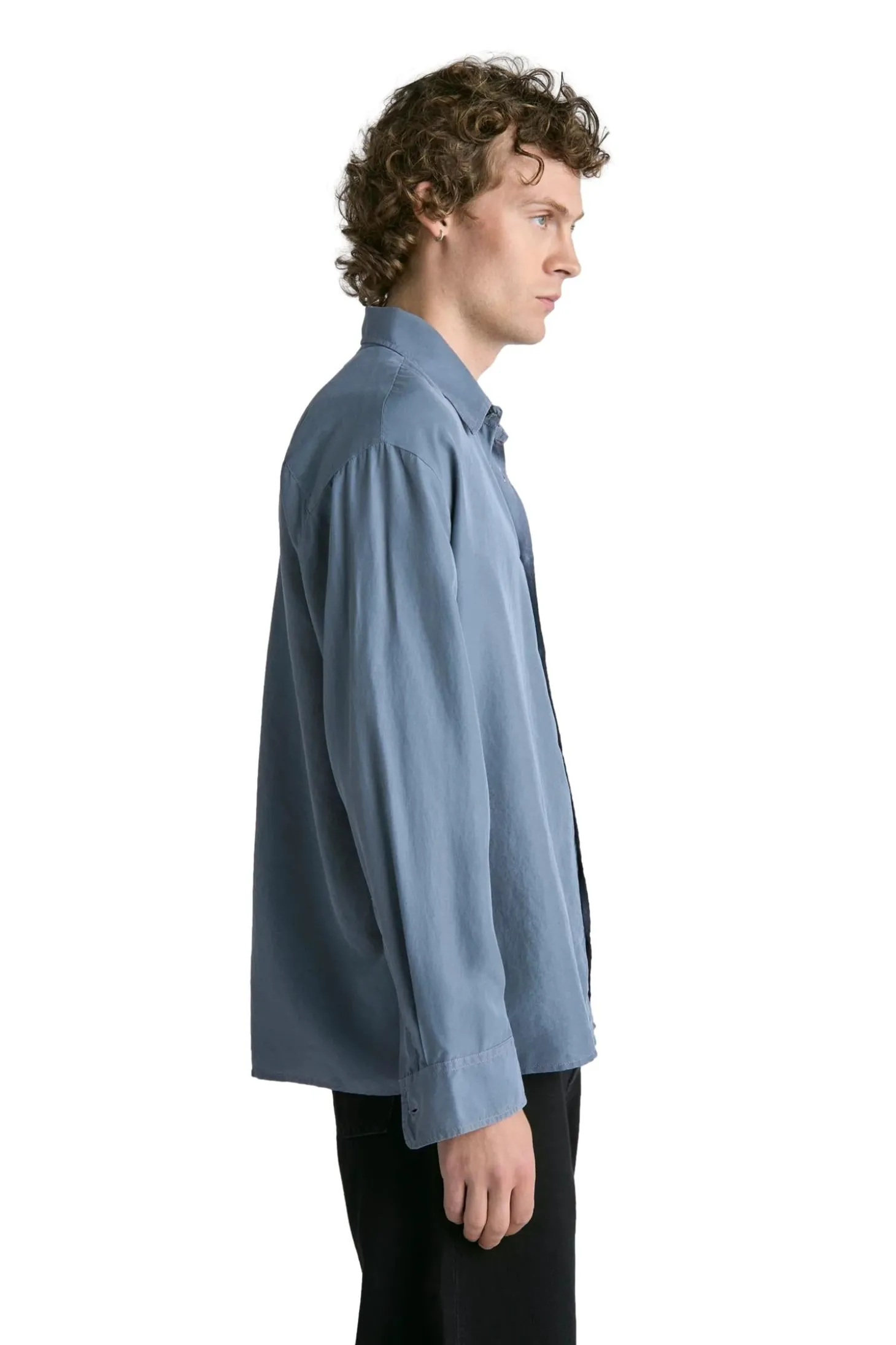 Livid Keen Skjorte Gråblå