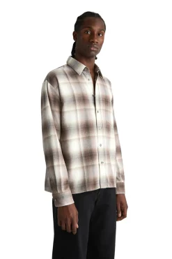 Livid Lefty Brown Check Skjorte Brun Mønster