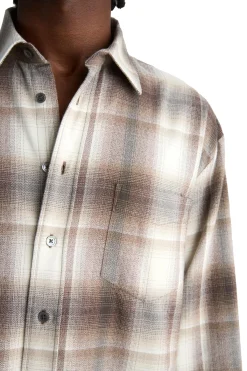 Livid Lefty Brown Check Skjorte Brun Mønster