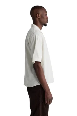 Livid Stone Loose Skjorte Hvit