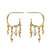 Maanesten Bayou Earrings Øredobber Gull