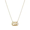 Maanesten Zodiac Scorpio Necklace Smykke Gull