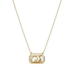 Maanesten Zodiac Scorpio Necklace Smykke Gull