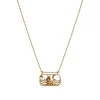 Maanesten Zodiac Taurus Necklace Tyren Smykke Gull