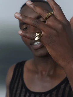 Maria Black Boy Ring Gull