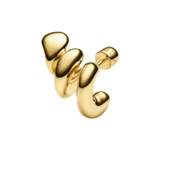 Maria Black Coil Crawler Earring Right Øredobber Gull