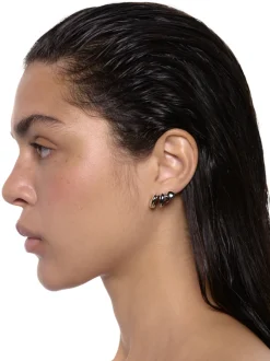 Maria Black Coil Crawler Earring Right Øredobber Sølv