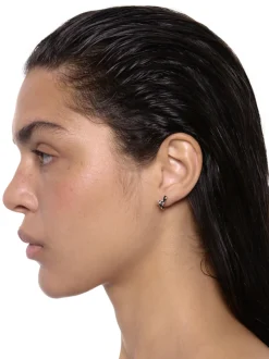 Maria Black Coil Whirl Stud Right Silver Øredobber Sølv