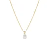 Maria Black Peblinge Necklace Gold Smykke Gull
