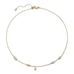 Maria Black Swift Necklace 02 Smykke Gull