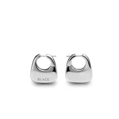 Maria Black Tote Earrings Medium Pair Øredobber Sølv