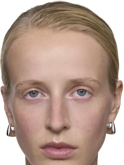 Maria Black Tote Earrings Medium Pair Øredobber Sølv