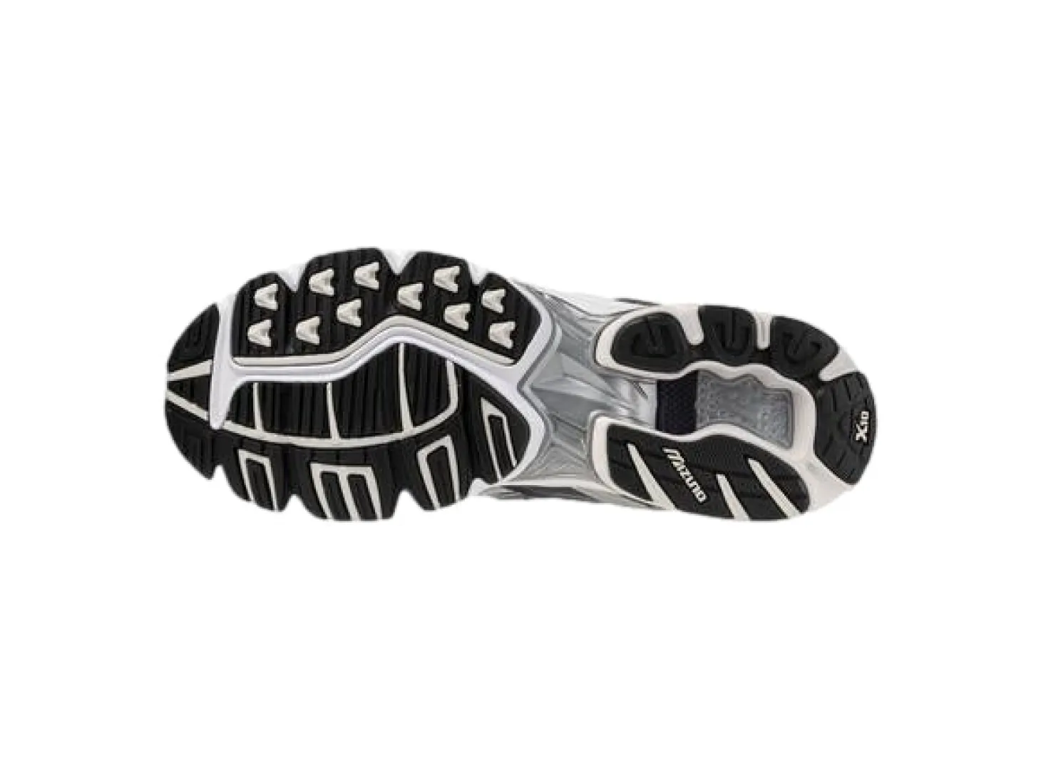 Mizuno Wave Rider 10 Sko Hvit Og Mørkeblå