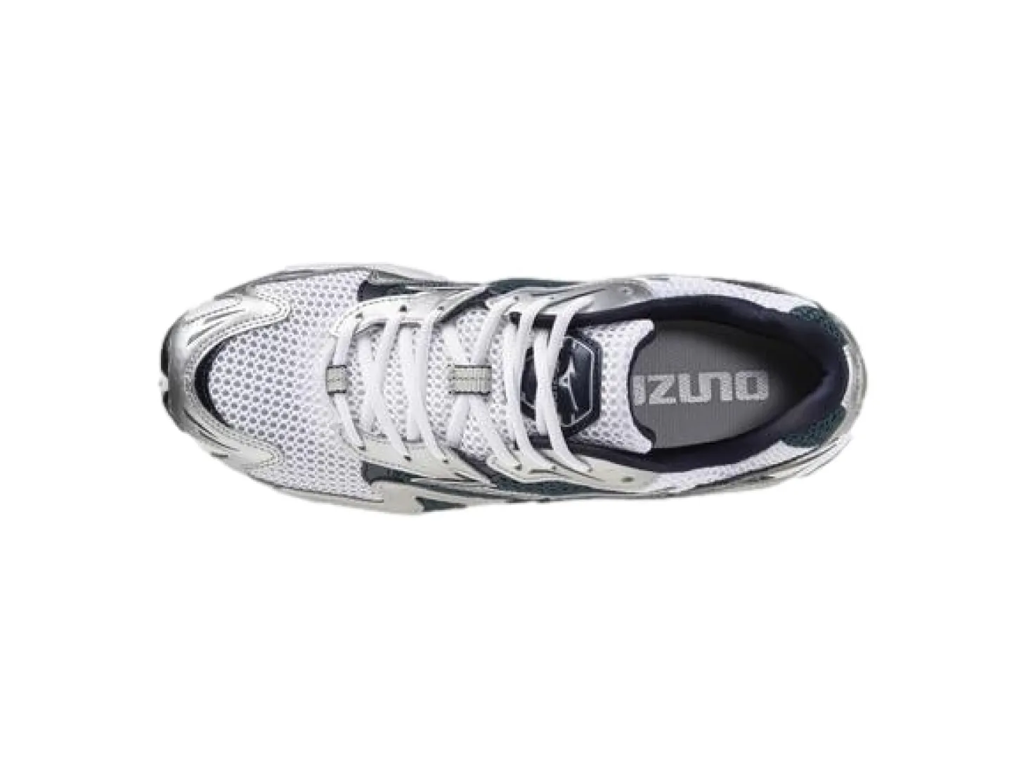 Mizuno Wave Rider 10 Sko Hvit Og Mørkeblå