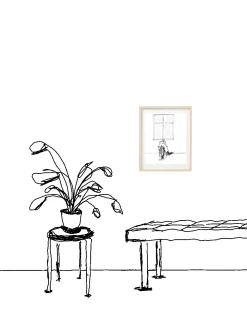 ole-kristian joki haukeberg Vindu A4 Kunst Hvit