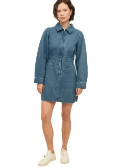 Once Untold Dina Dress Kjole Denim