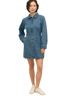 Once Untold Dina Dress Kjole Denim