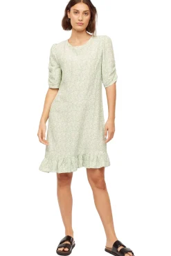 Once Untold Ellen Dress Kjole Hvit Og Grønn