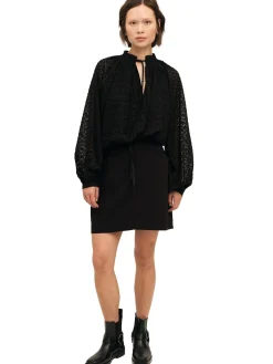 Once Untold Glint Skirt Skjørt Sort