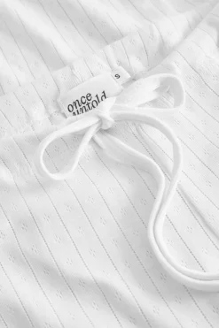 Once Untold Sophie Trouser Bukse Hvit