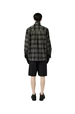 Our Legacy Above Shirt Skjorte Sort Og Beige