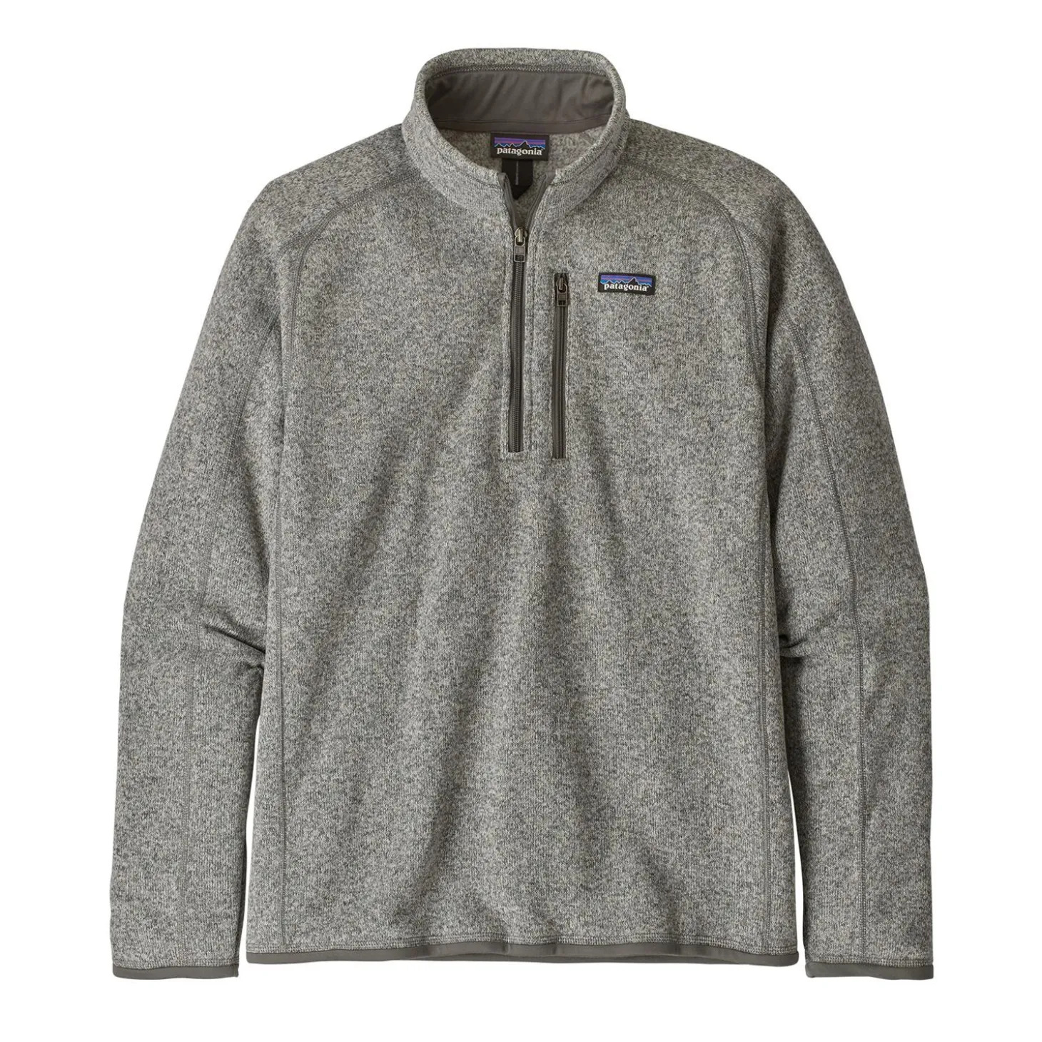 Patagonia M Better Sweater 1/4 Zip Stonewash Genser Lys Grå Melert