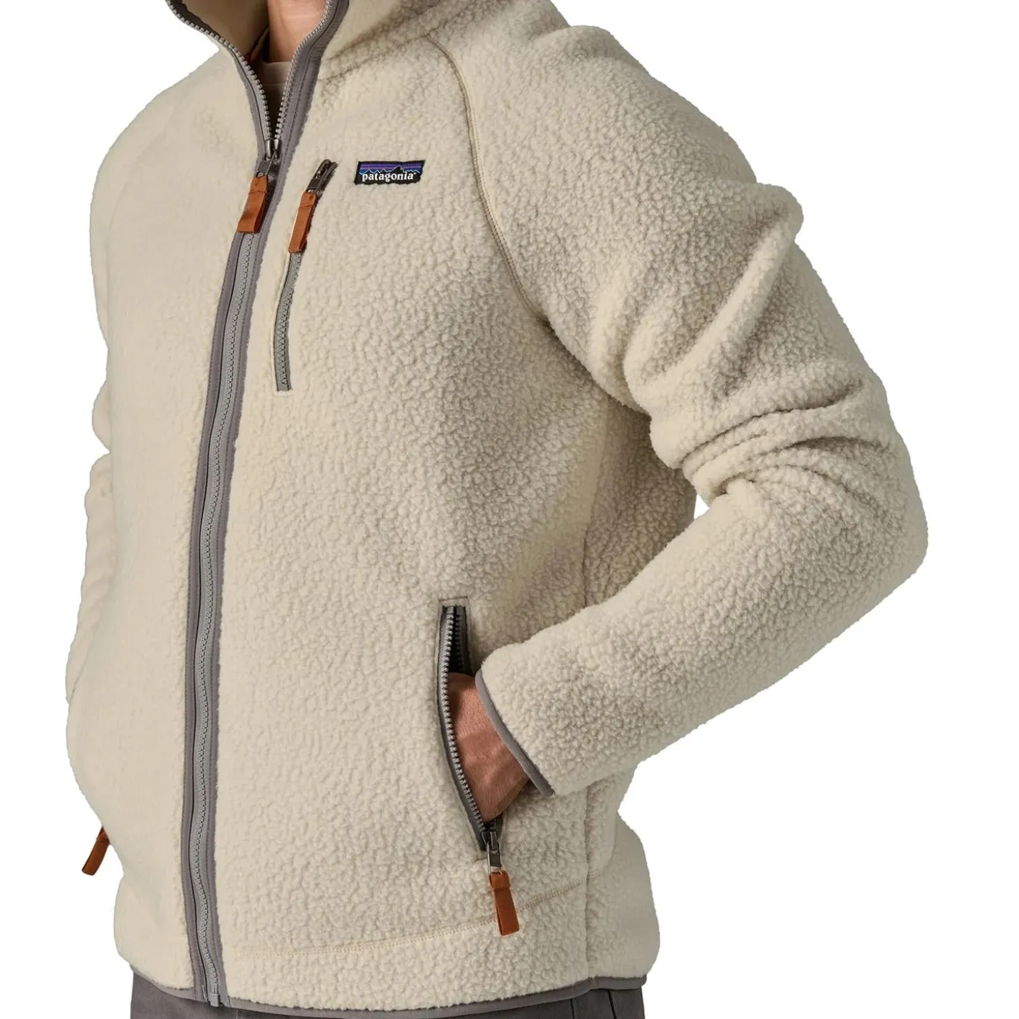 Patagonia M Retro Pile JKT Jakke Lys Beige