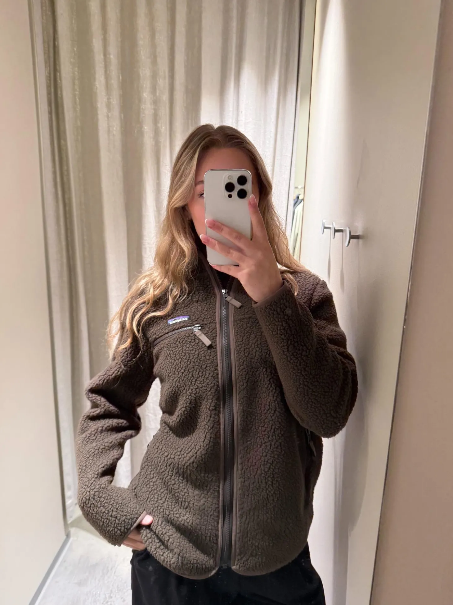 Patagonia W Retro Pile Jkt Otter Brown Jakke Brun