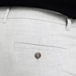 Plain JoshPL Bukse Lys Grå Melert