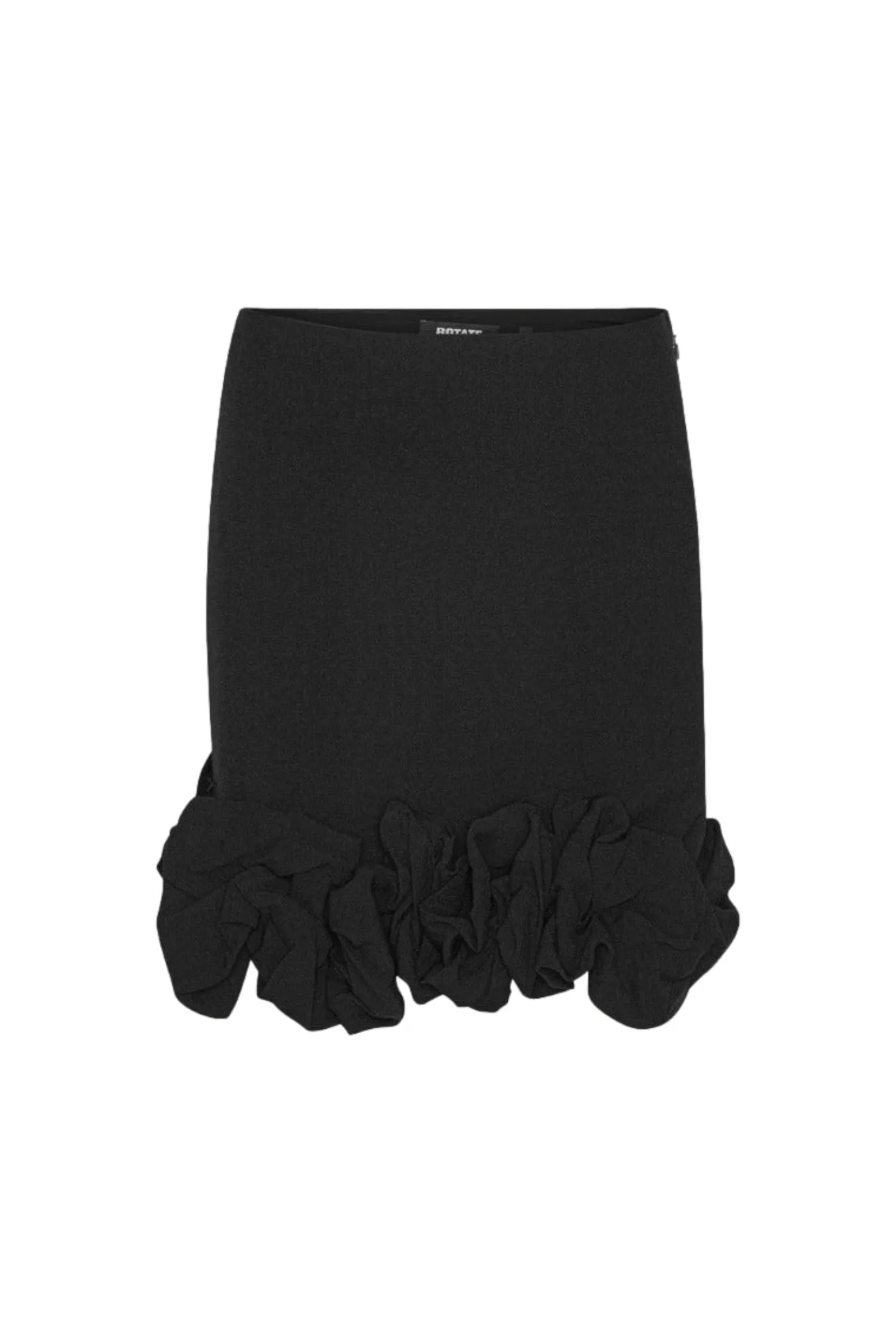 ROTATE Crepe Mini Skirt Skjørt Sort