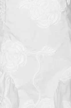 ROTATE Poplin Mini Dress Kjole Hvit