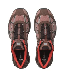 Salomon XT-WHISPER Henna/Tawny Port/Neon Flame Sko Burgunder