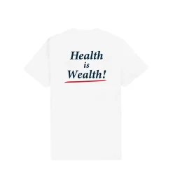 Sporty & Rich Health is Wealth T-Shirt T-shirt Hvit