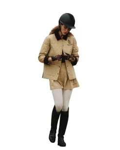 Sporty & Rich Vendome Quilted jacket Jakke Beige