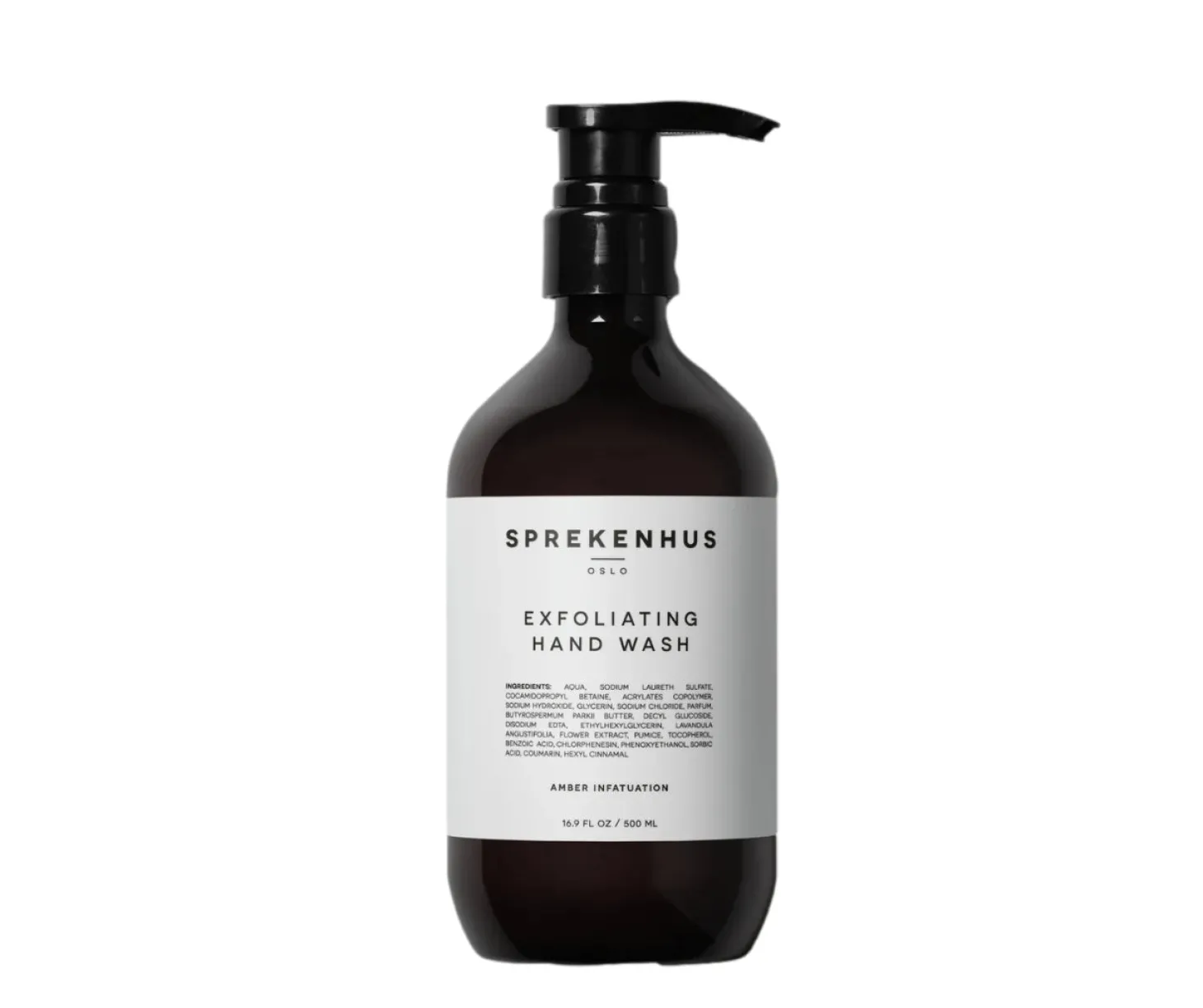 Sprekenhus Exfoliating Hand Wash 500ml - Amber Infatuation Håndsåpe Gjennomsiktig