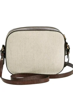 Stella McCartney Camera Bag Canvas & Embossed Veske Brun/Beige