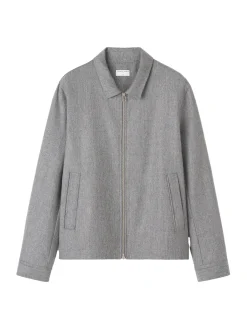 Tiger of Sweden Barnaby Zip Overshirt Grå