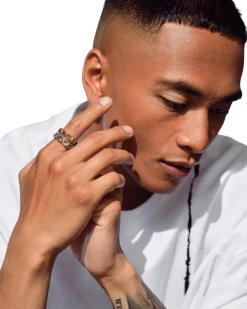 Tom Wood Cushion Band Open Ring Sølv